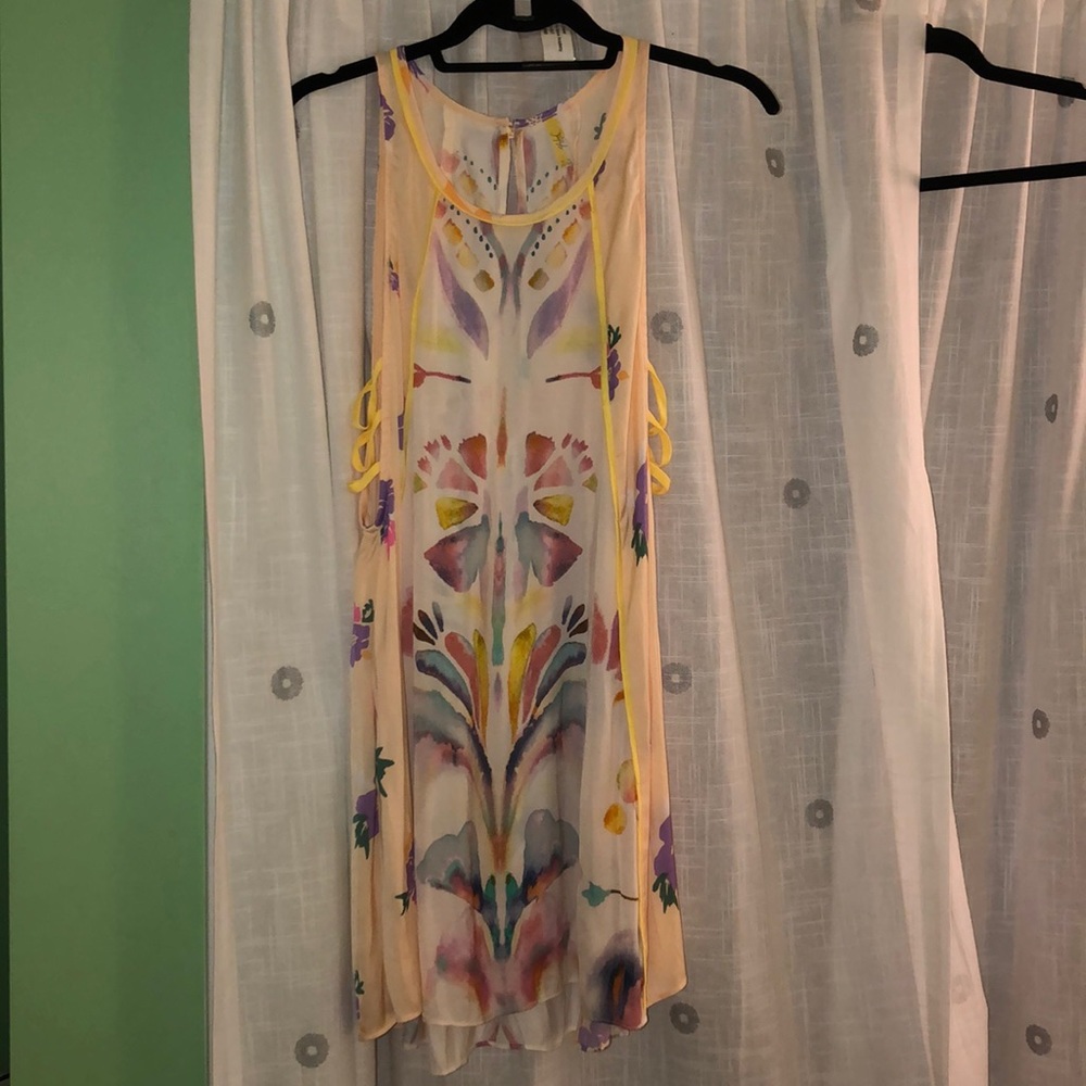 Free people floral shift dress